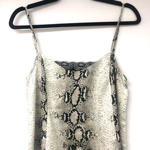 STUNNING Snake Print Silky Cami